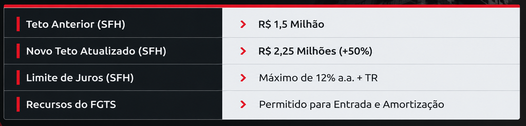 Novo teto do SFH e financiamento: comprar ou alugar em 2027?